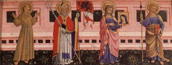 Bartolommeo Caporali St.Luke and the Apostle Jacob the Elder